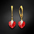 Sidabro rinkinys "Mielasis Valentinas (Šviesus Siamas)" su Swarovski™ kristalais